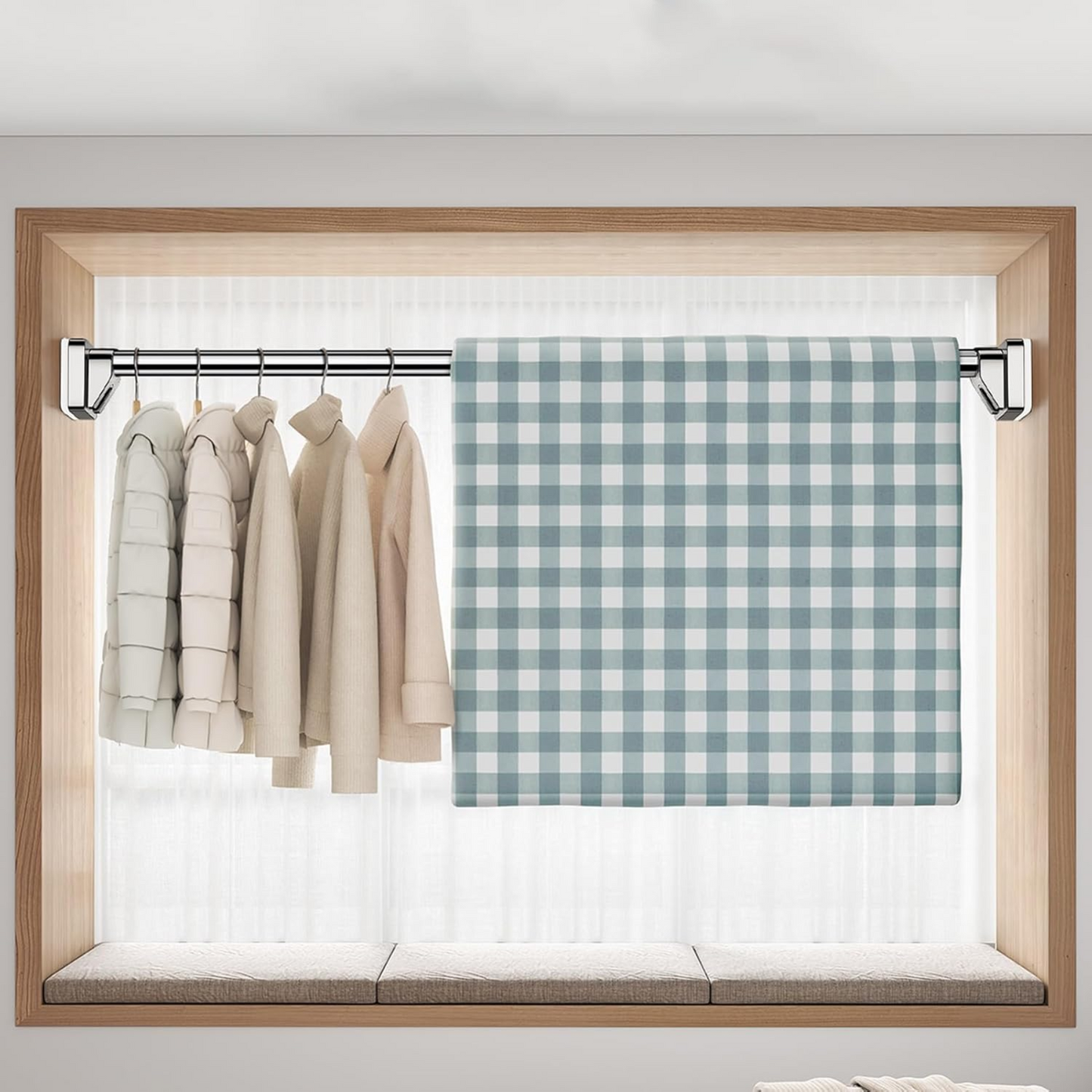 Barra Extensible Cortina Armario Ducha